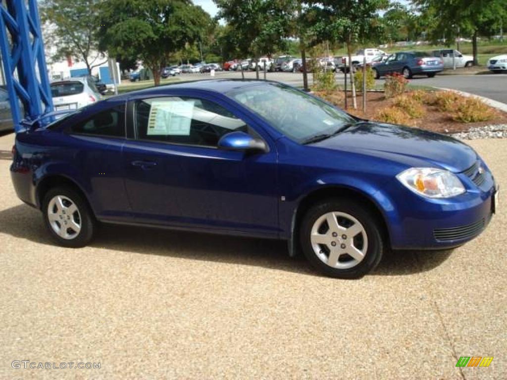 2007 Cobalt LT Coupe - Laser Blue Metallic / Gray photo #7