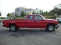2007 Victory Red Chevrolet Silverado 1500 Classic Work Truck Extended Cab 4x4  photo #2
