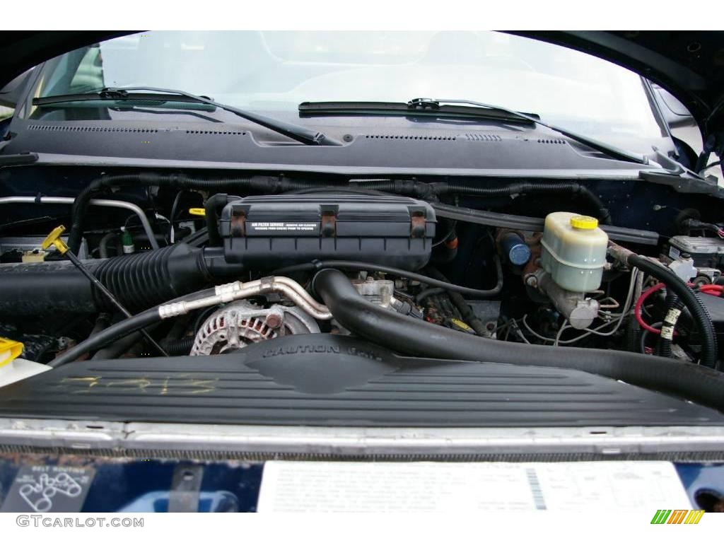 2001 Ram 3500 Regular Cab 4x4 Commercial Chassis - Parriot Blue Pearl / Agate photo #13