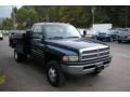 2001 Parriot Blue Pearl Dodge Ram 3500 Regular Cab 4x4 Commercial Chassis  photo #15