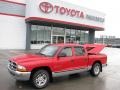 Flame Red 2001 Dodge Dakota SLT Quad Cab