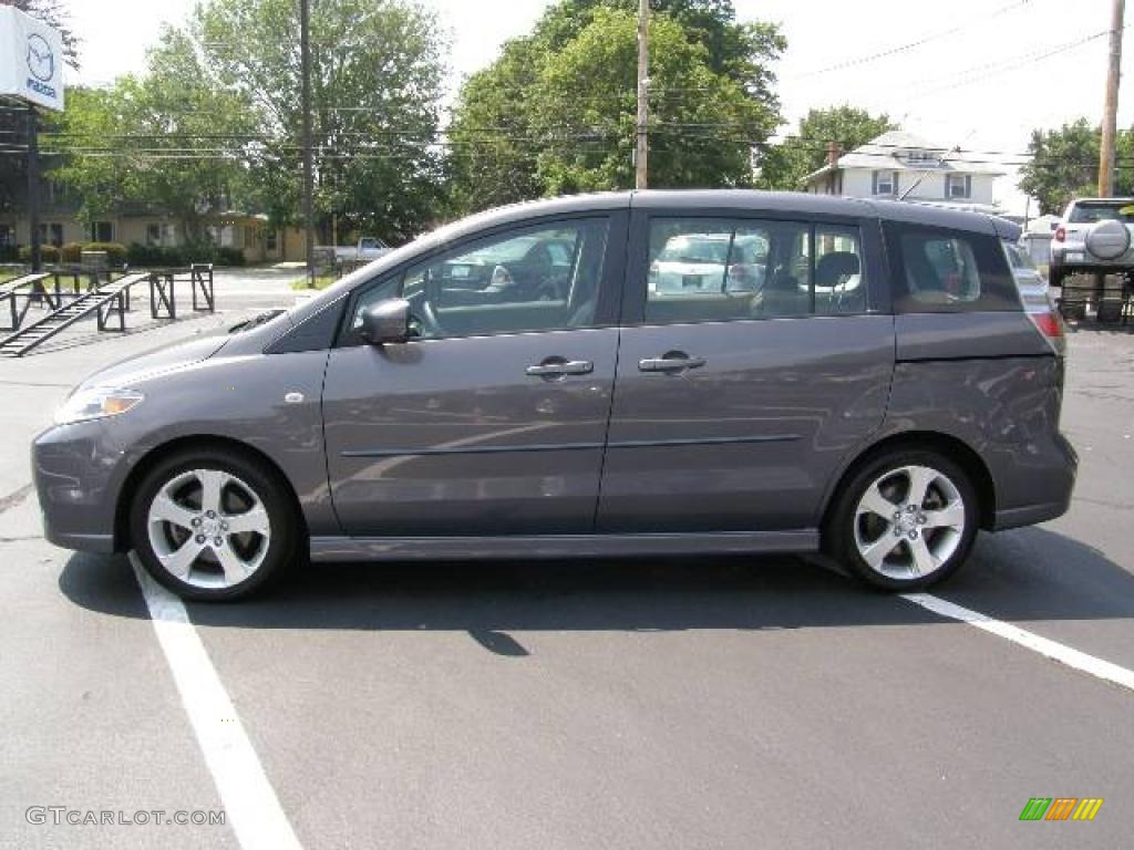 2007 MAZDA5 Sport - Galaxy Gray Mica / Black photo #2