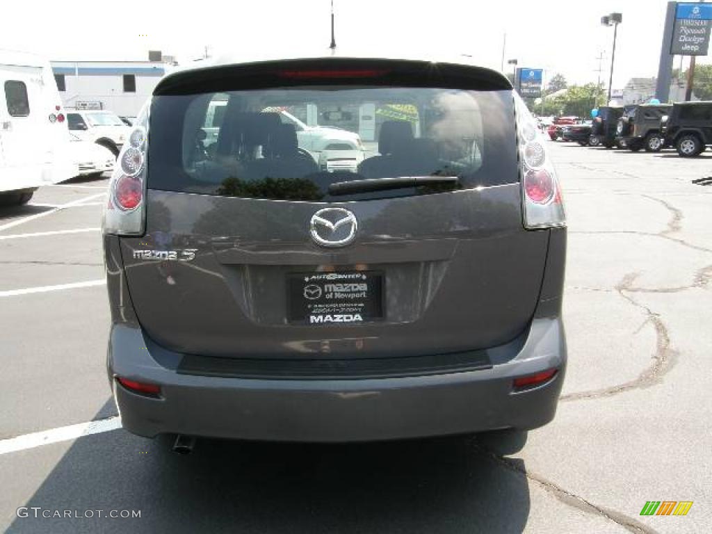 2007 MAZDA5 Sport - Galaxy Gray Mica / Black photo #4