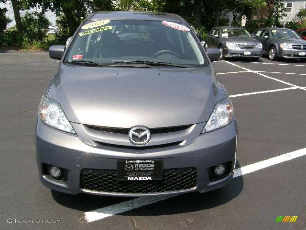 2007 MAZDA5 Sport - Galaxy Gray Mica / Black photo #8