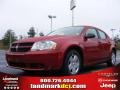 2010 Inferno Red Crystal Pearl Dodge Avenger SXT  photo #1