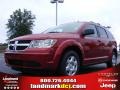 2010 Inferno Red Crystal Pearl Coat Dodge Journey SE  photo #1