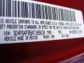 PRH: Inferno Red Crystal Pearl Coat 2010 Dodge Journey SE Color Code