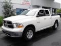 2009 Stone White Dodge Ram 1500 SLT Quad Cab 4x4  photo #1