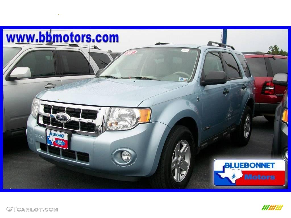 Light Ice Blue Ford Escape