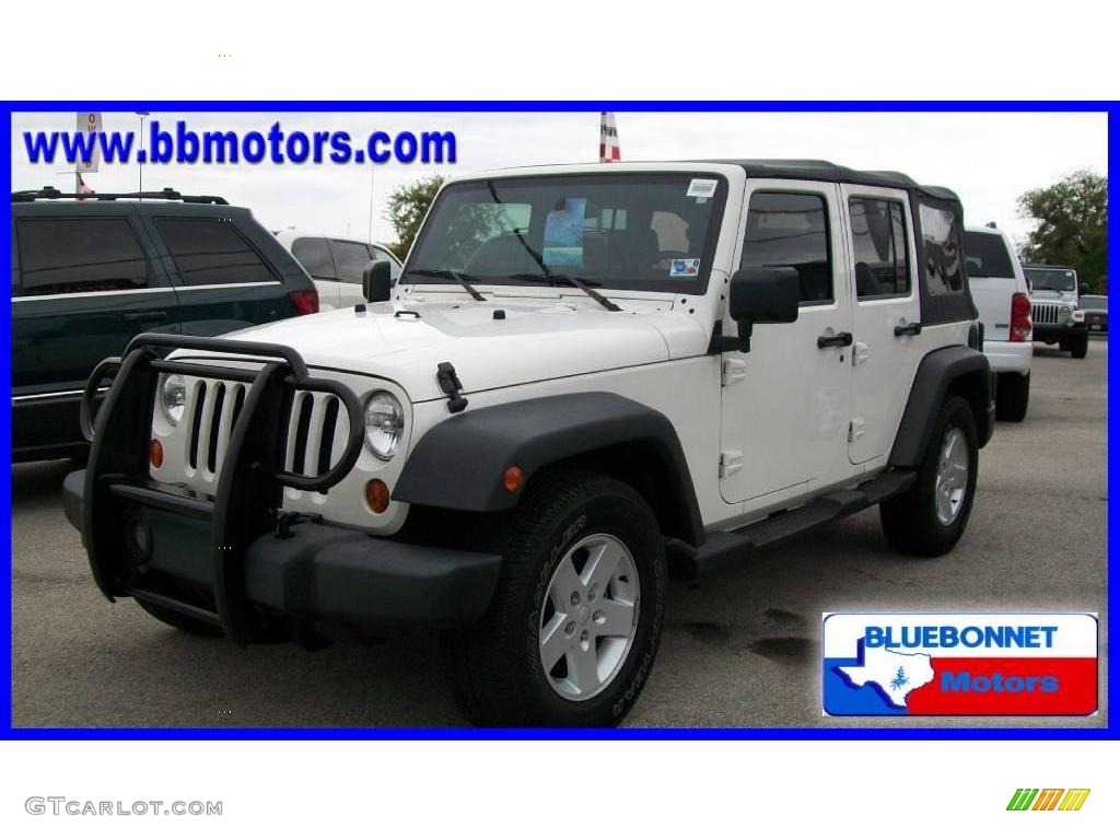 Stone White Jeep Wrangler Unlimited