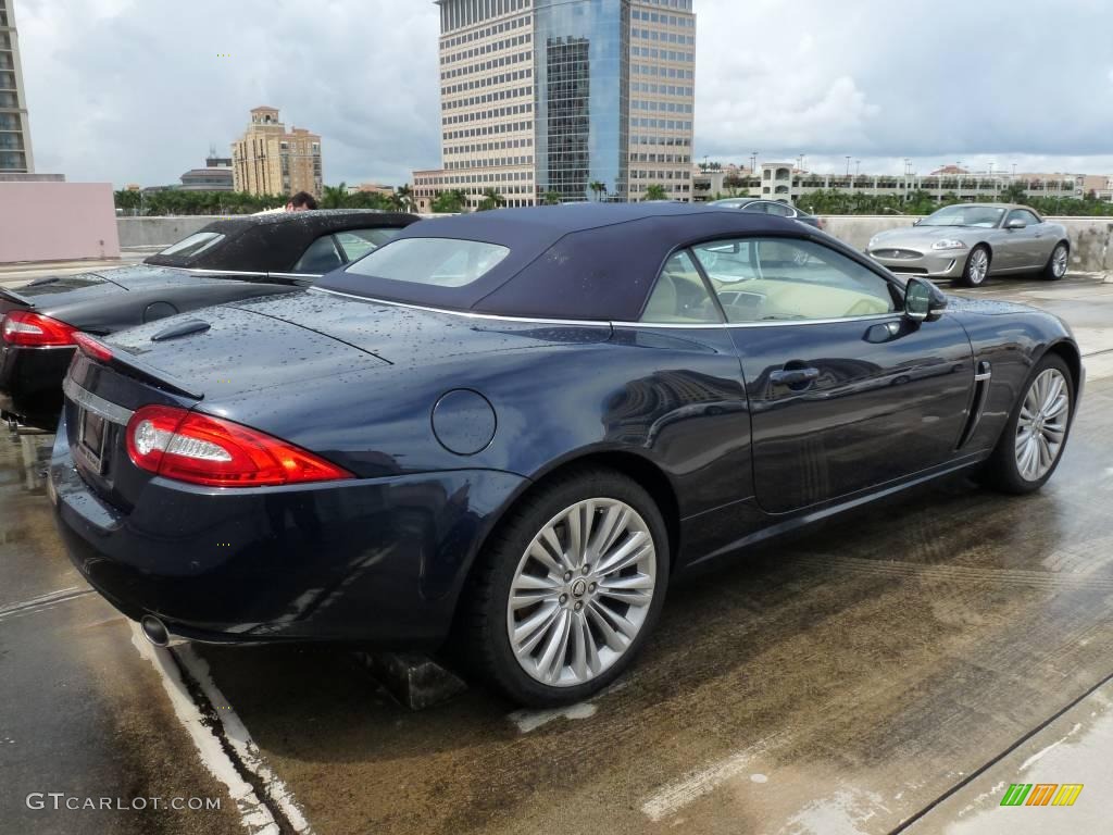 2010 XK XK Convertible - Indigo Blue Metallic / Caramel photo #5