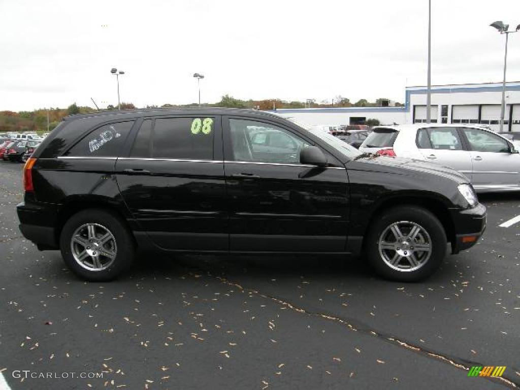 2008 Pacifica Touring AWD - Brilliant Black Crystal Pearlcoat / Pastel Slate Gray photo #5