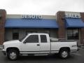 Olympic White - Sierra 1500 SLT Extended Cab 4x4 Photo No. 1