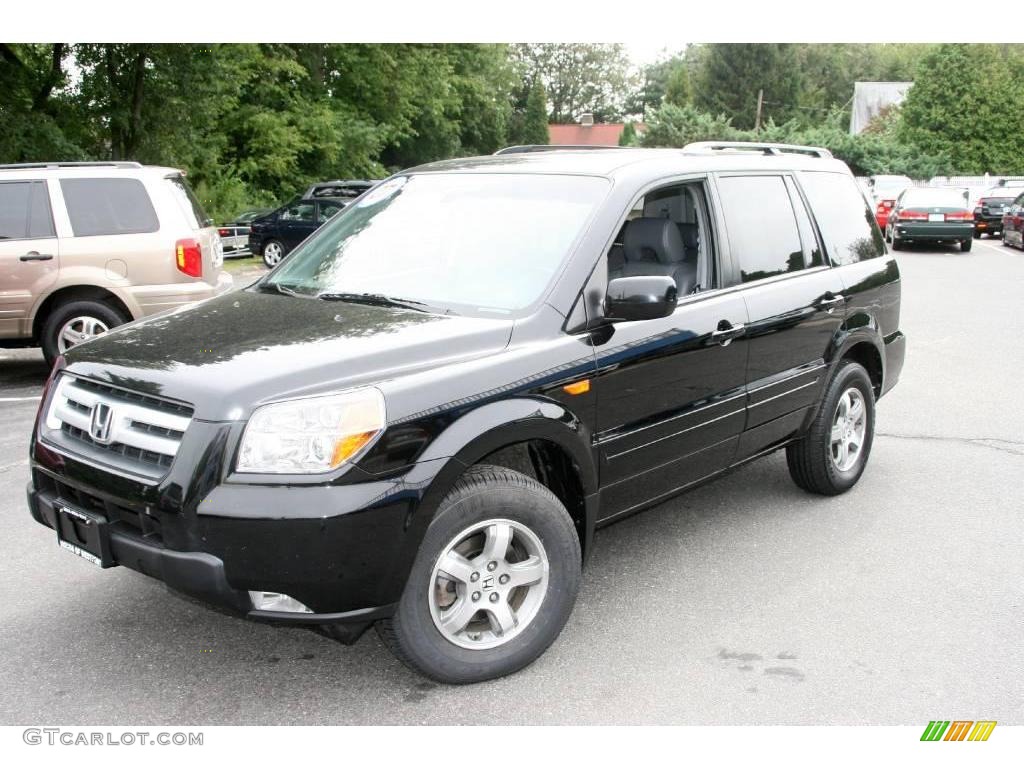 2007 Pilot EX-L 4WD - Formal Black / Gray photo #1