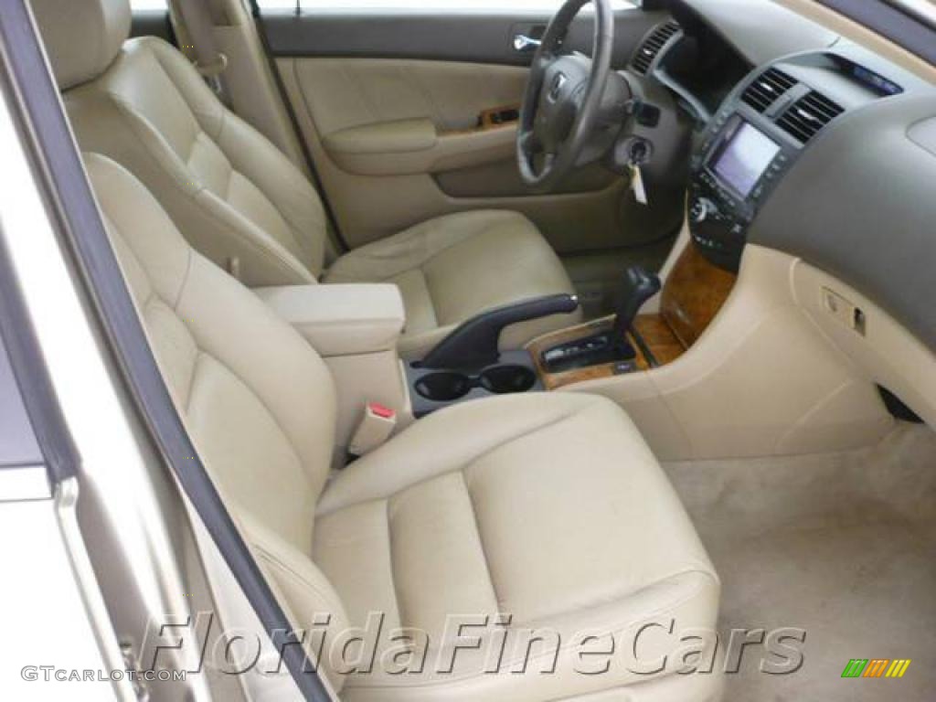 2003 Accord EX V6 Sedan - Desert Mist Metallic / Ivory photo #13