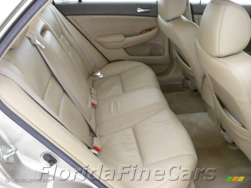 2003 Accord EX V6 Sedan - Desert Mist Metallic / Ivory photo #14