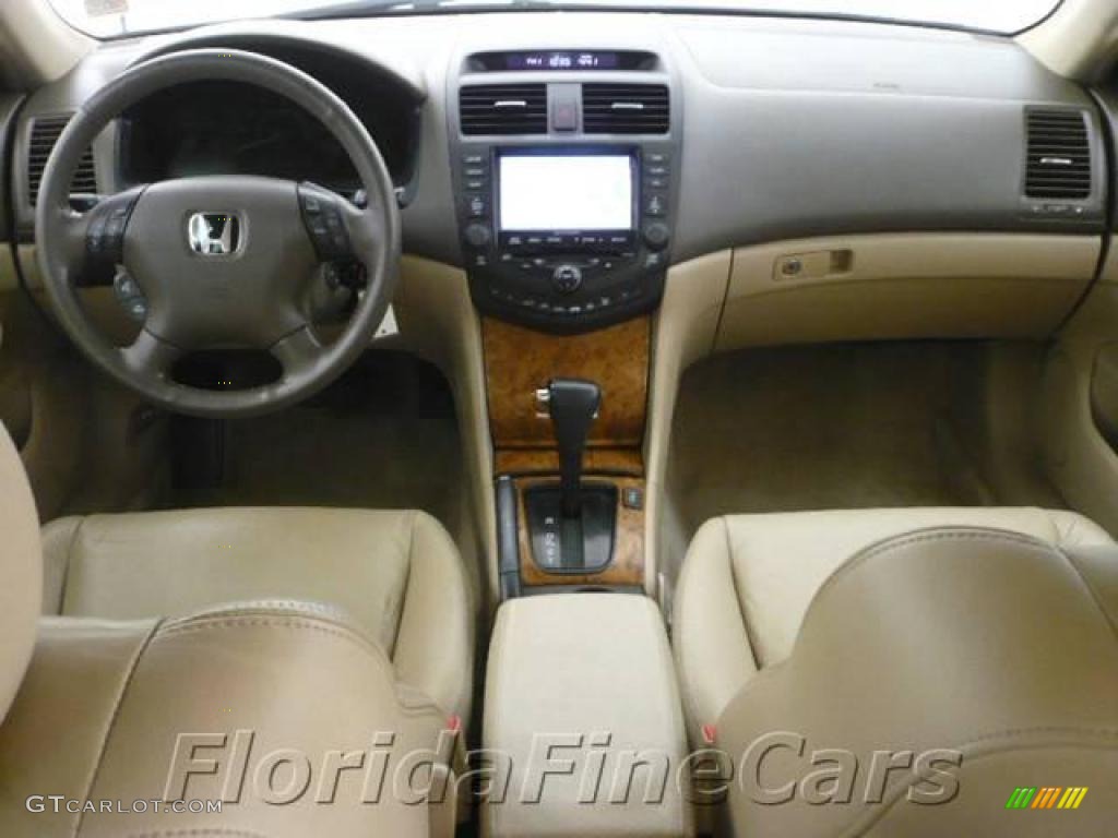 2003 Accord EX V6 Sedan - Desert Mist Metallic / Ivory photo #16