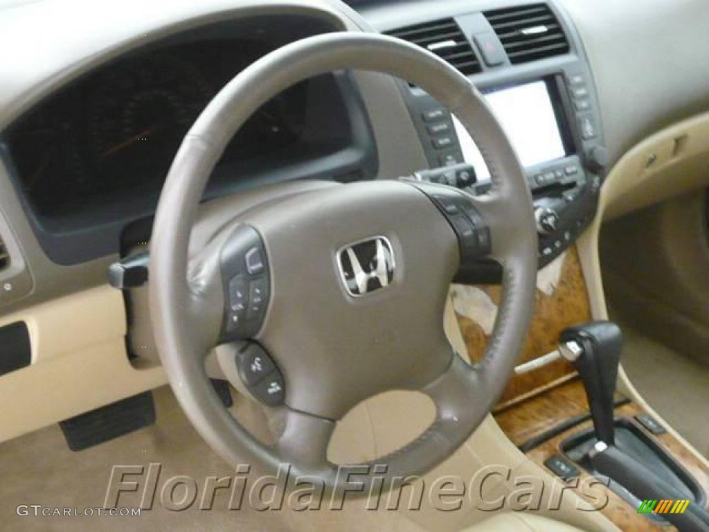 2003 Accord EX V6 Sedan - Desert Mist Metallic / Ivory photo #17