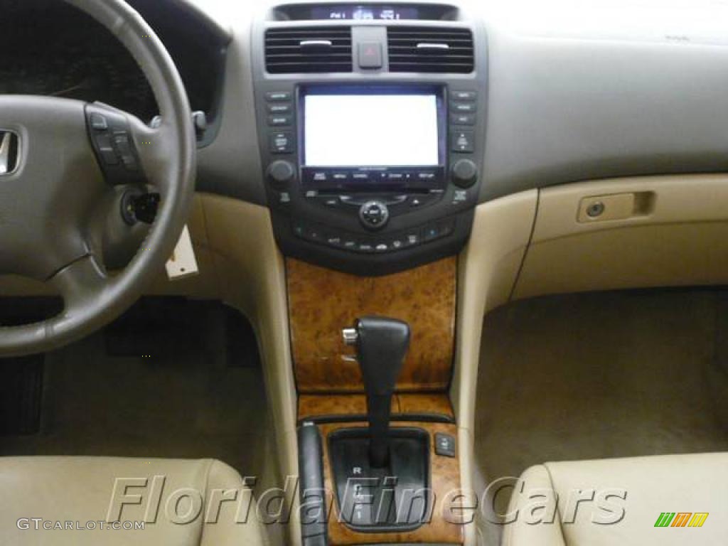 2003 Accord EX V6 Sedan - Desert Mist Metallic / Ivory photo #18