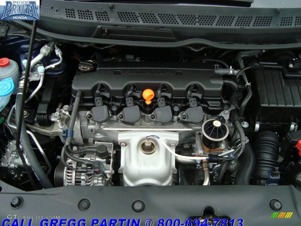 2008 Civic EX Sedan - Royal Blue Pearl / Gray photo #25