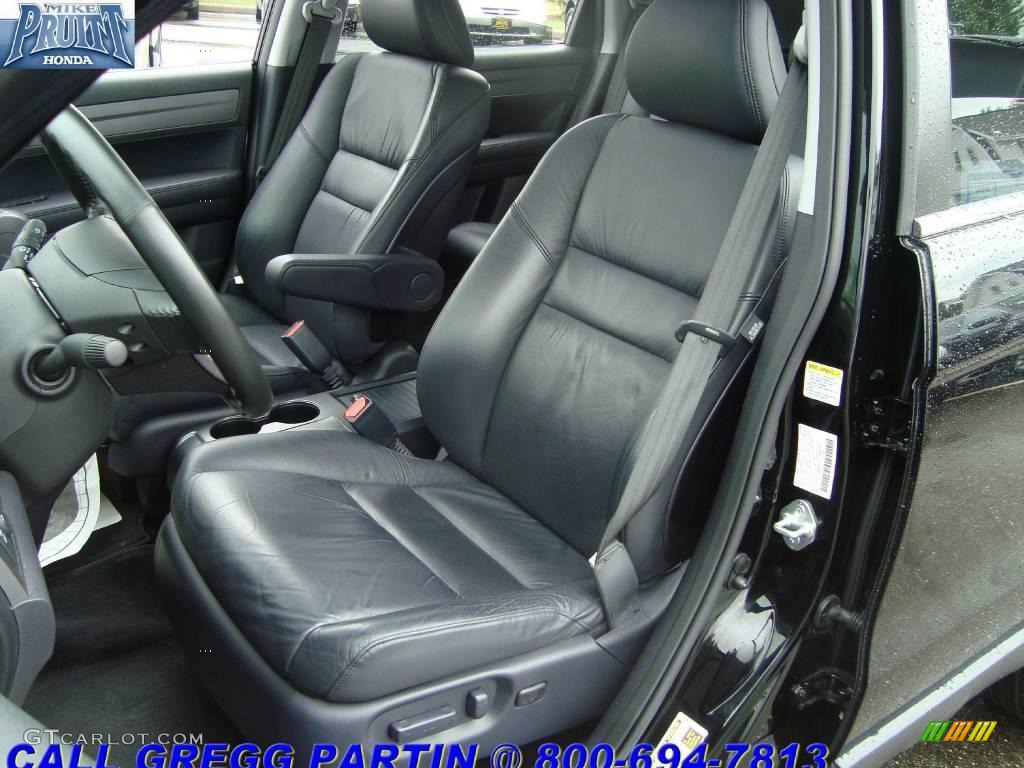 2008 CR-V EX-L 4WD - Nighthawk Black Pearl / Black photo #11