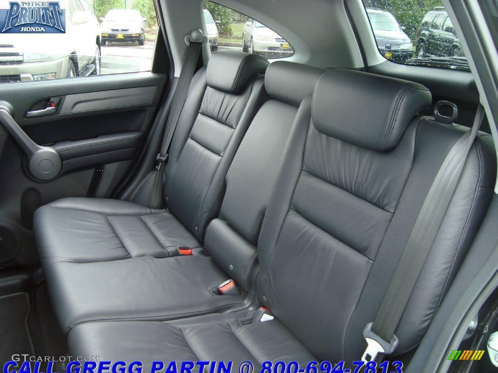 2008 CR-V EX-L 4WD - Nighthawk Black Pearl / Black photo #13