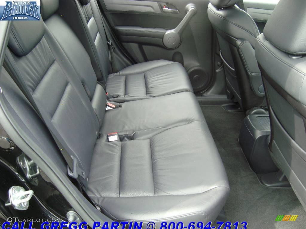 2008 CR-V EX-L 4WD - Nighthawk Black Pearl / Black photo #14