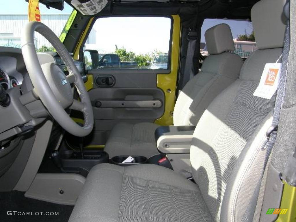 2008 Wrangler Rubicon 4x4 - Rescue Green Metallic / Dark Slate Gray/Medium Slate Gray photo #8
