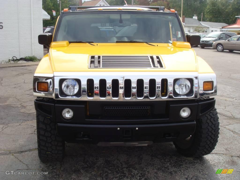 2003 H2 SUV - Yellow / Wheat photo #7