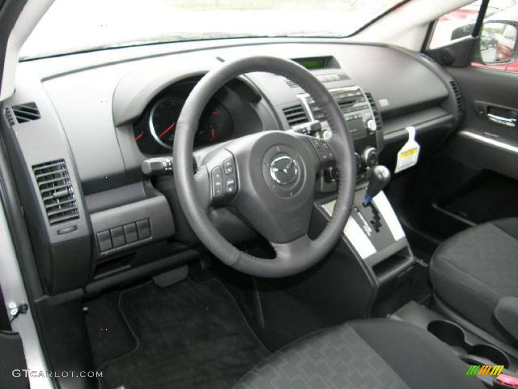 2008 MAZDA5 Touring - Sunlight Silver / Black photo #9