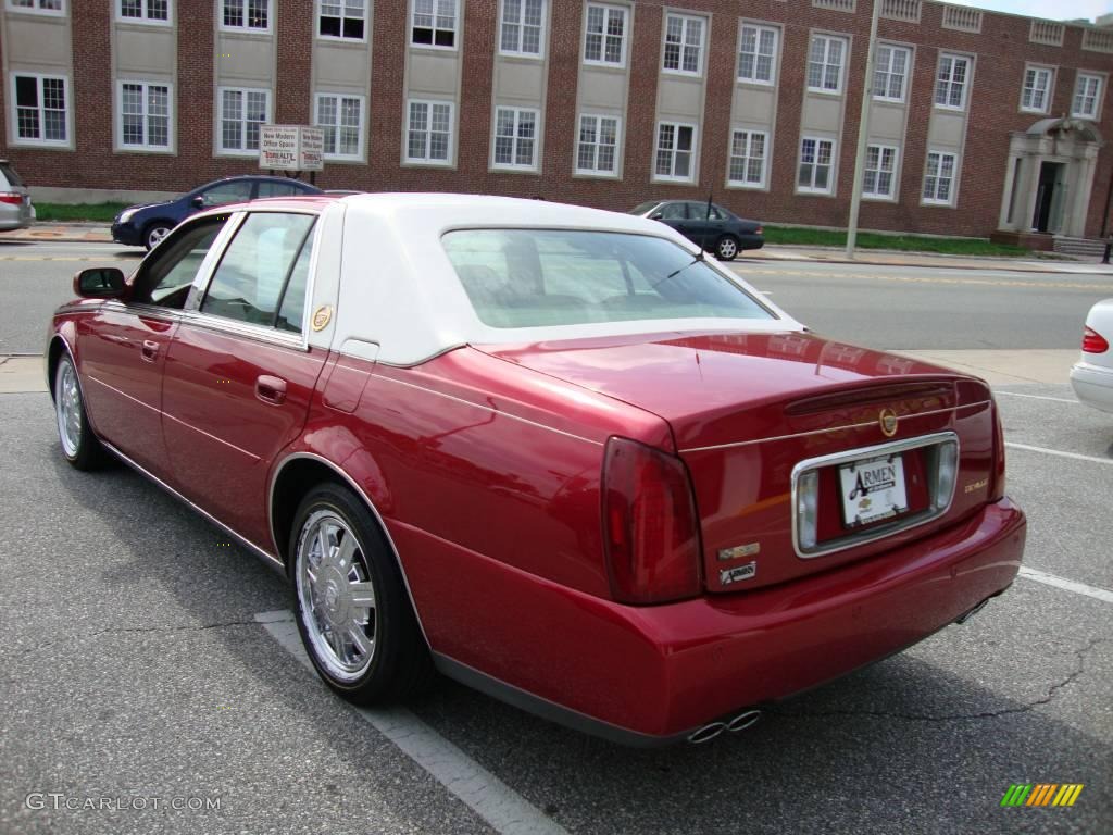 2004 DeVille Sedan - Crimson Red Pearl / Shale photo #9