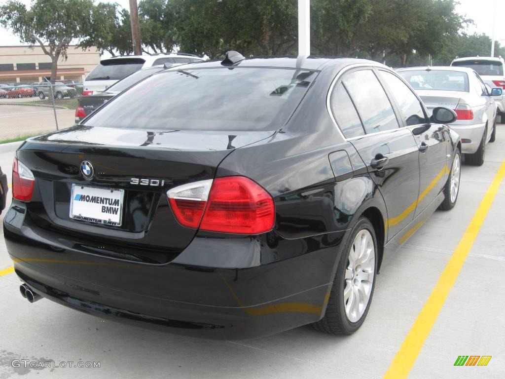 2006 3 Series 330i Sedan - Jet Black / Black photo #2