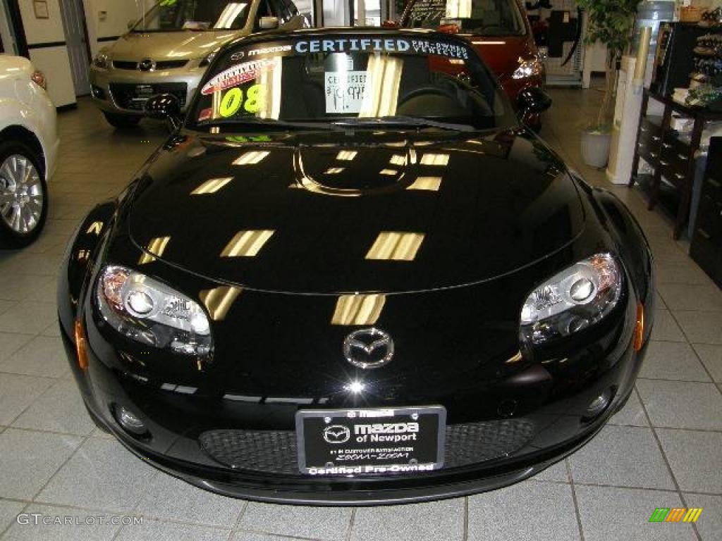 2008 MX-5 Miata Roadster - Brilliant Black / Black photo #1