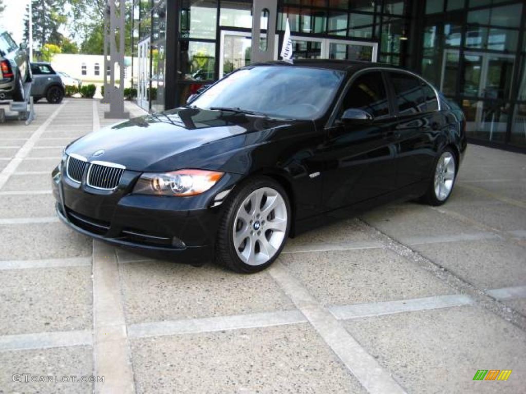 2006 3 Series 330i Sedan - Jet Black / Black photo #4