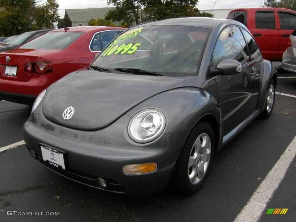 2003 New Beetle GLS Coupe - Platinum Grey Metallic / Grey photo #1