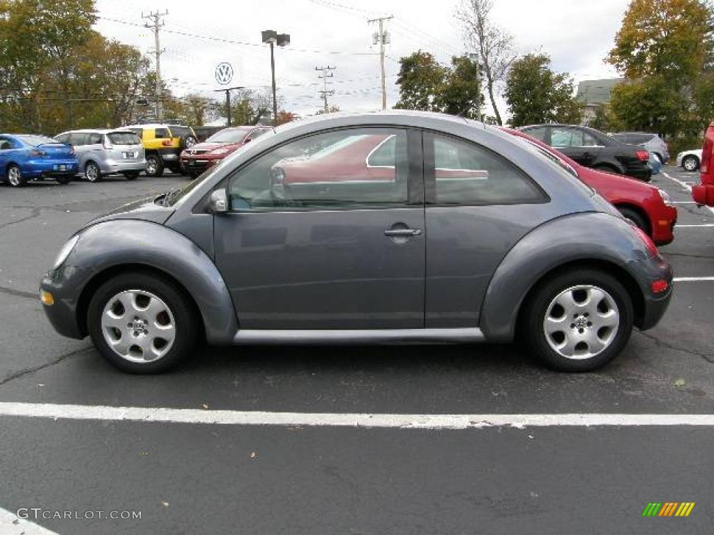 2003 New Beetle GLS Coupe - Platinum Grey Metallic / Grey photo #2