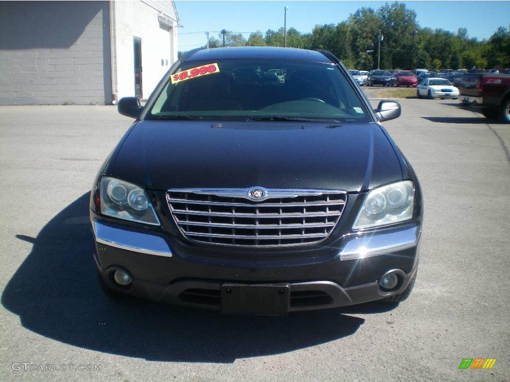 2004 Pacifica AWD - Brilliant Black Crystal Pearl / Dark Slate Gray photo #8