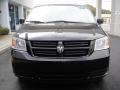 2008 Brilliant Black Crystal Pearl Dodge Grand Caravan SE  photo #2