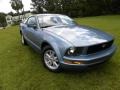 2005 Windveil Blue Metallic Ford Mustang V6 Deluxe Coupe  photo #1