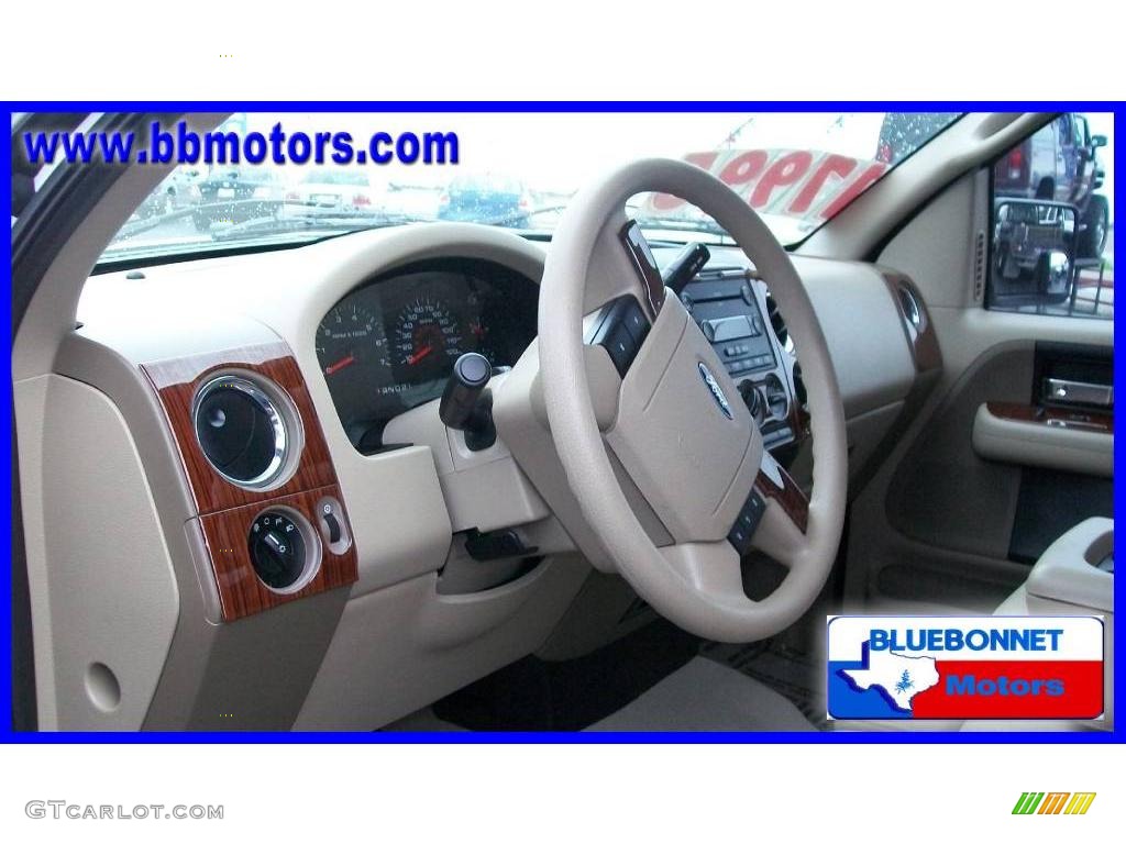 2006 F150 XLT SuperCrew - Oxford White / Tan photo #6