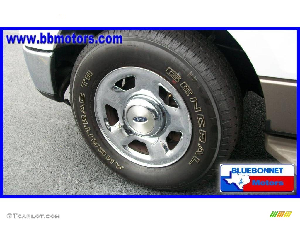 2006 F150 XLT SuperCrew - Oxford White / Tan photo #11