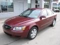 2007 Dark Cherry Red Hyundai Sonata GLS  photo #2