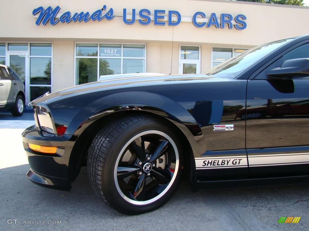 2007 Mustang Shelby GT Coupe - Black / Dark Charcoal photo #20