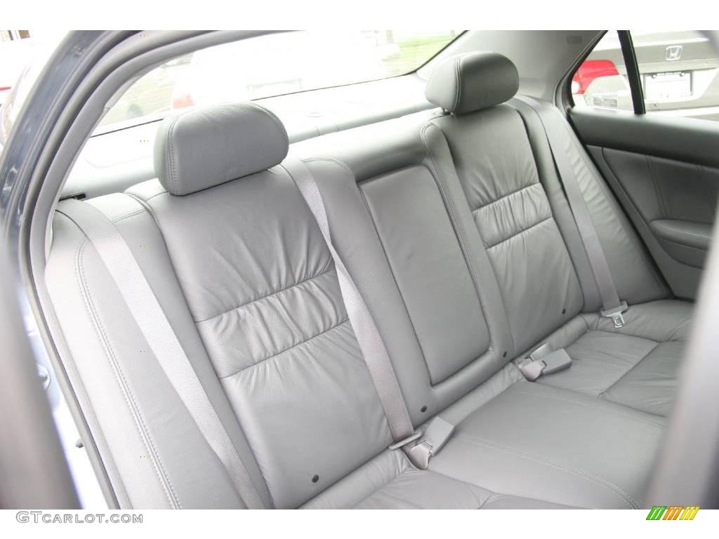 2007 Accord EX-L V6 Sedan - Cool Blue Metallic / Gray photo #13
