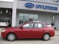 2008 Apple Red Pearl Hyundai Elantra GLS Sedan  photo #3