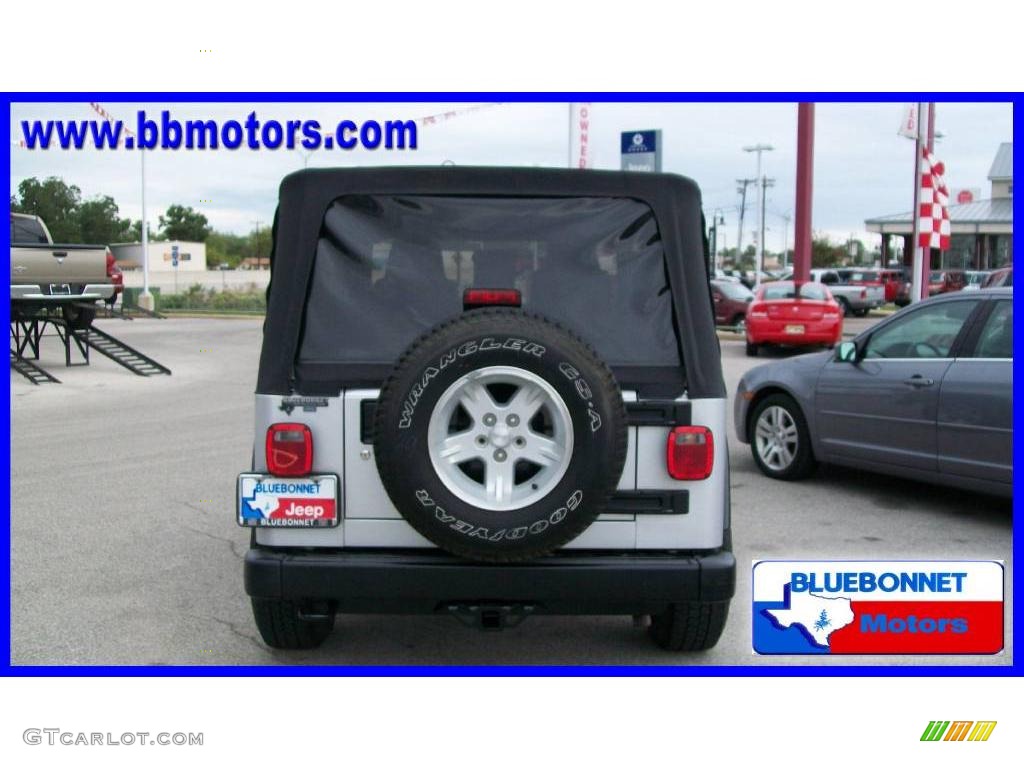 2006 Wrangler Unlimited 4x4 - Bright Silver Metallic / Dark Slate Gray photo #4