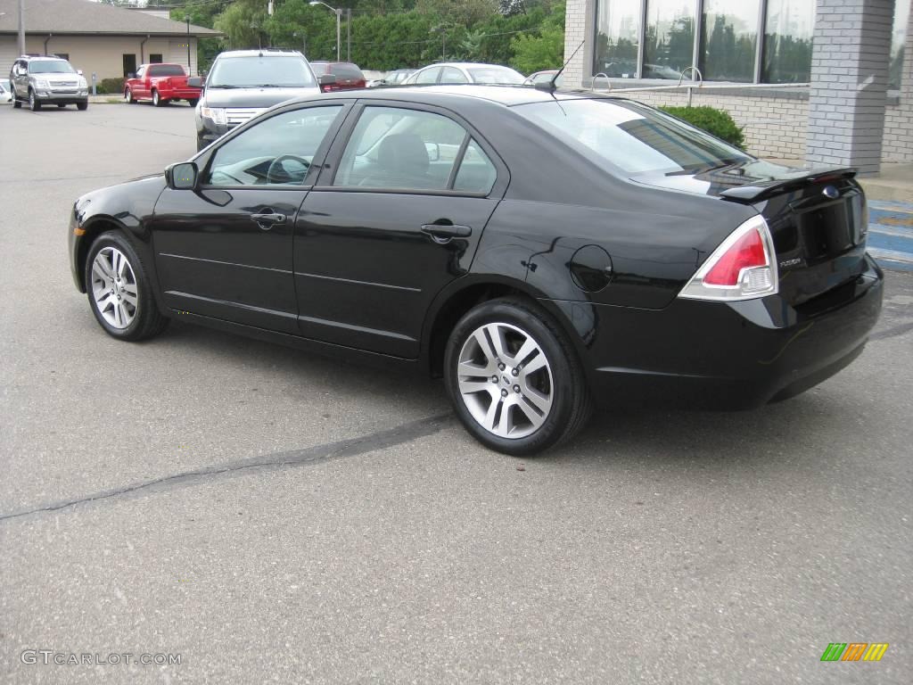 2007 Fusion SE - Black / Charcoal Black photo #13