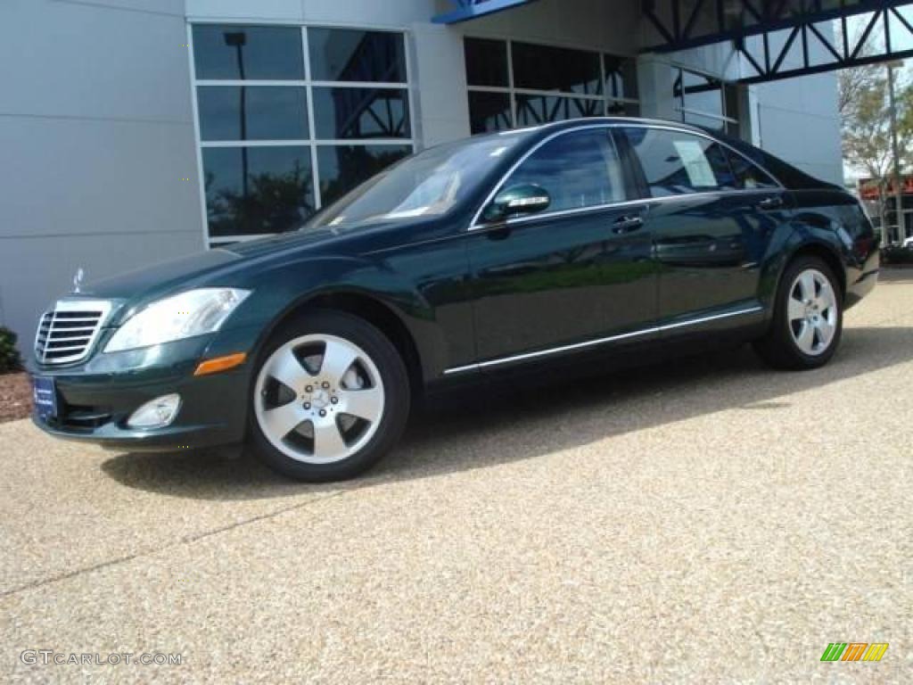 2007 S 550 Sedan - Jade Green Metallic / Cashmere/Savanna photo #2