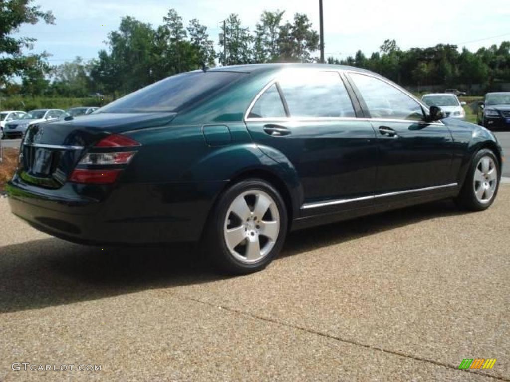 2007 S 550 Sedan - Jade Green Metallic / Cashmere/Savanna photo #4