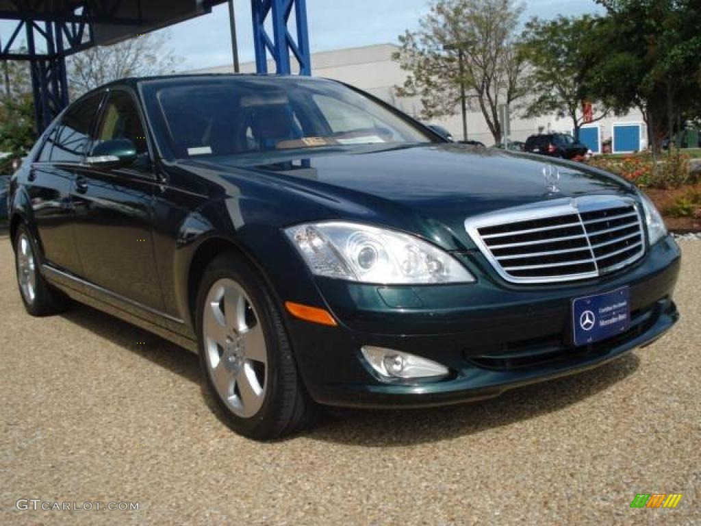 2007 S 550 Sedan - Jade Green Metallic / Cashmere/Savanna photo #7